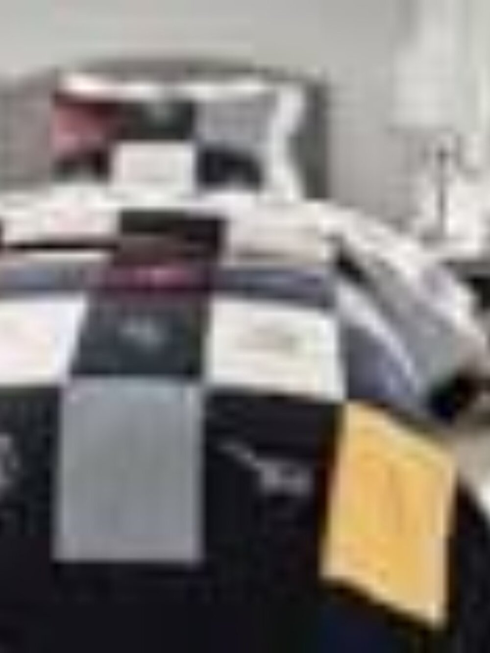 Gently used Harry Potter kids -Patchwork Quilt set with  Quidditch pillow - Picture 2 of 6